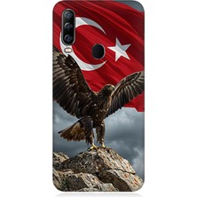 General Mobile Gm 20 Pro Uyumlu Kartal Zirvede Bekliyor  Desenli Silikon Kılıf