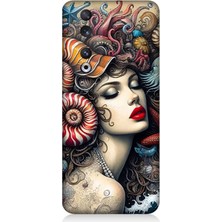 Huawei Honor 90 Uyumlu Karmaşık Ruhlu Kadın  Desenli Silikon Kılıf