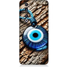Huawei Honor 90 Uyumlu Nazarlıkta Ahşap Koruma Gücü  Desenli Silikon Kılıf