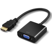 Ancheyn HDMI To VGA Kablosu 20 cm Çevirici Dönüştürücü Adaptör 4487
