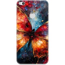 Huawei P9 Lite 2017 Uyumlu Evrenin Kanatlı Güzelliği  Desenli Silikon Kılıf