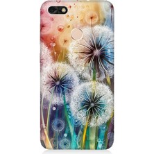 Huawei P9 Lite Mini Uyumlu Uçuşan Karahindiba Düşleri  Desenli Silikon Kılıf