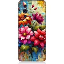 Huawei Nova 10 Pro Uyumlu Renkli Bahar Çiçek Patlaması  Desenli Silikon Kılıf