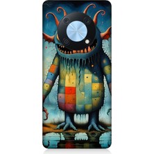 Huawei Nova Y90 Uyumlu Tuhaf Canavar Gülümsemesi  Desenli Silikon Kılıf