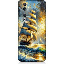 Huawei Honor 90 Uyumlu Alevde Yelkenli Gücü  Desenli Silikon Kılıf