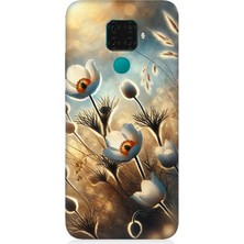 Huawei Mate 30 Lite Uyumlu Pamuk Dalları Bahar Ruhu  Desenli Silikon Kılıf