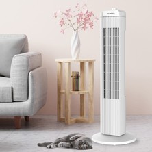 Kumtel KTF-258 Kule Tipi Vantilatör - Beyaz - 50 Watt