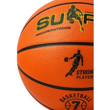 Orijinal Basketbol Topu 7 Numara Turuncu Pompa Hediyeli No:7