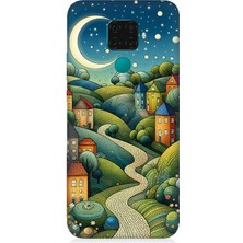 Huawei Mate 30 Lite Uyumlu Yıldızlı Tepede Masal  Desenli Silikon Kılıf