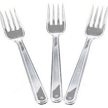 50 Adet Plastik Çatal Şeffaf Kullan At, Piknik, Organizasyon, Doğum Günü, Mezuniyet, Toplantı, Mevlüt, Salata, Camping  Malzemesi Sağlam