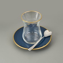 Nehir Can Canan 12'li Çay Kaşığı - Gri - 10,5 cm