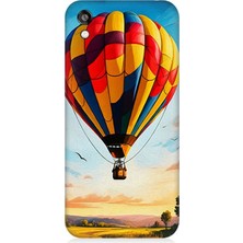 Huawei Honor 8s Uyumlu Gökyüzünde Renkli Balon  Desenli Silikon Kılıf