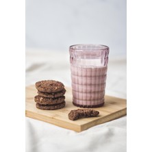 Allegra Mürdüm Akrilik Bardak 6'lı Set | 400 ml | Su, Meşrubat, Sunum ve Kahve Yanı Için | Cam Değildir | Kırılmaya Dayanıklı