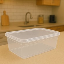 1 Lt Derin Dondurucuya Uygun Saklama Kabı 6 Adet Kendinden Kapaklı