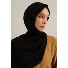 Siyah Lyocell Eşarp  01