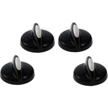 FullYedek Beko Uyumlu Ocak Düğmesi 4 Lü , Set Üstü Ocak Düğme Siyah