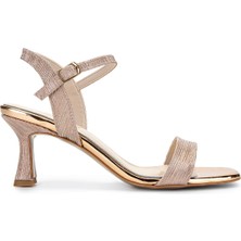 Tamer Tanca Kadın Vegan Pembe Topuklu Ayakkabı 1131 199 Bn Ayk Y25 Rose