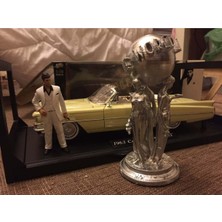 Scar Face World Is Yours Dekoratif Heykel Gümüş