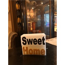 Dekoratif Mum Kokulu ve Pratik Sweet Home Tasarımlı 272 Gram