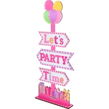 Pembe Doğum Günü Display Doğum Günü Süsleri Pembe Parti Malzemeleri Kız Çocuk Doğum Günü Konsepti