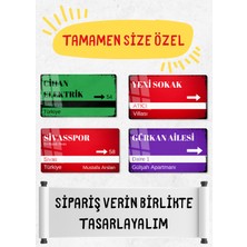 Kendi Metal Sokak Tabelanızı Yaratın! - Kendin Tasarla