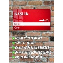 Kendi Metal Sokak Tabelanızı Yaratın! - Kendin Tasarla