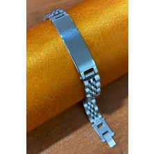 Çelik Beyaz Erkek Bileklik