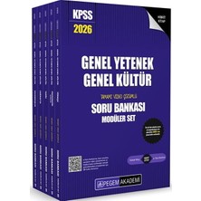 Pegem Yayınları 2026 Kpss Genel Yetenek Genel Kültür Tamamı Çözümlü Soru Bankası Seti