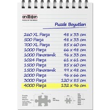 Anatolian 4000 Parçalık Puzzle - Keyif Limanı 5201