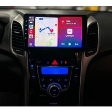 Hyundai I30 Uyumlu 4 GB Ram 64 GB Dahili Hafıza 9 Inç Multimedya Kablosuz Carplay Geri Görüş Kameralı