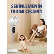 Sessiz LED Ekranlı 3 Kademe Ayarlanabilir Vantilatör Yaz Serinliğini Hissedin