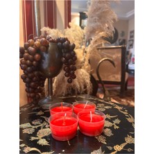 Yüzen Mum Kokulu Kapsül Mum 4'LÜ184 Gram