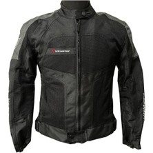 Venom Dynamıc 4 Mevsim Motosiklet Montu Siyah - Gri