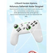 P50S Yeni Nesil Hd Titreşim Geri Bildirimli Jiroskop Nfc Bluetooth Oyun Kontrolcüsü Pc / Switch / Android / Ios Için Oyun Kolu