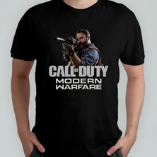 Pixxa Call Of Duty Modern Warfare Unisex %100 Pamuklu Bisiklet Yaka T-Shirt Model 2