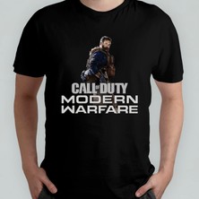 Pixxa Call Of Duty Modern Warfare Unisex %100 Pamuklu Bisiklet Yaka T-Shirt Model 1