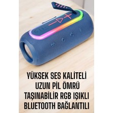 Rgb Işıklı Kablosuz Bluetooth Hoparlör – Yüksek Ses Kalitesi, Uzun Pil Ömrü, Taşınabilir Tasarım