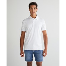 Gant Erkek Beyaz Slim Fit Polo 2014027.110