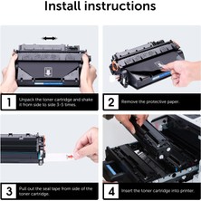 HP Canon CRG-719 (719 / CRG719) Muadil Çipli Toner Canon I-Sensys LBP-252DW,LBP-253DW Uyumlu