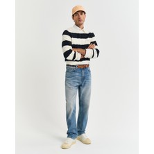 Gant Erkek Mavi Straight Fit Pantolon 1000416.983