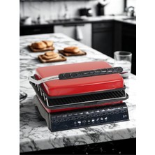 Arnell Tost Makinası Ultra Granit Yüzey Ile Sağlıklı Pişirim | 1800w Yağ Hazneli Ultra Granit Tost Makinesi