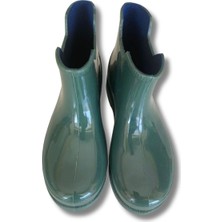 Belix Potin Unisex Yağmur Botu Su Geçirmez Dış Materyal ile 36-40 Yeşil Modern Tasarım