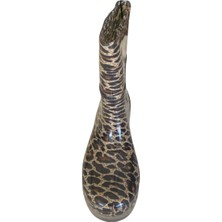 Bahçe ve Yağmur Çiçekli Kadın Çizmesi 36-40 Leopar