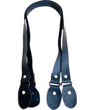 Elegantshop Dikmeli Suni Deri Çanta Sapı Vx3