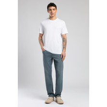 Jagger Normal Bel Dar Kesim Düz Paça Gri Erkek Jean Pantolon