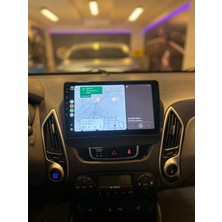 Hyundai İX35 Uyumlu 6 GB Ram 128 GB Dahili Hafıza 9 Inç Multimedya Kablosuz Carplay Geri Görüş Kameralı