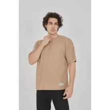 Unisex Jakar Kumaş Rahat Kol T-Shirt