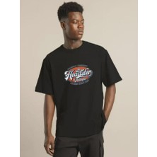 Unisex Baskılı Oversize T-Shirt
