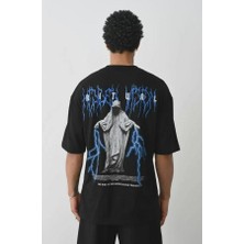 Unisex Baskılı Oversize T-Shirt