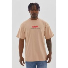 Unisex Baskılı Oversize T-Shirt